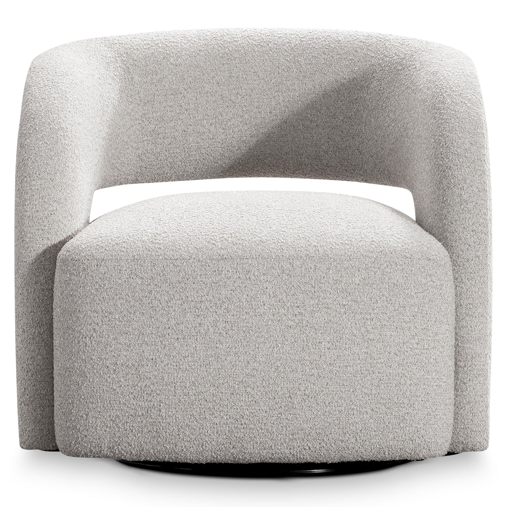 Cora Gray Outdoor Swivel Chair