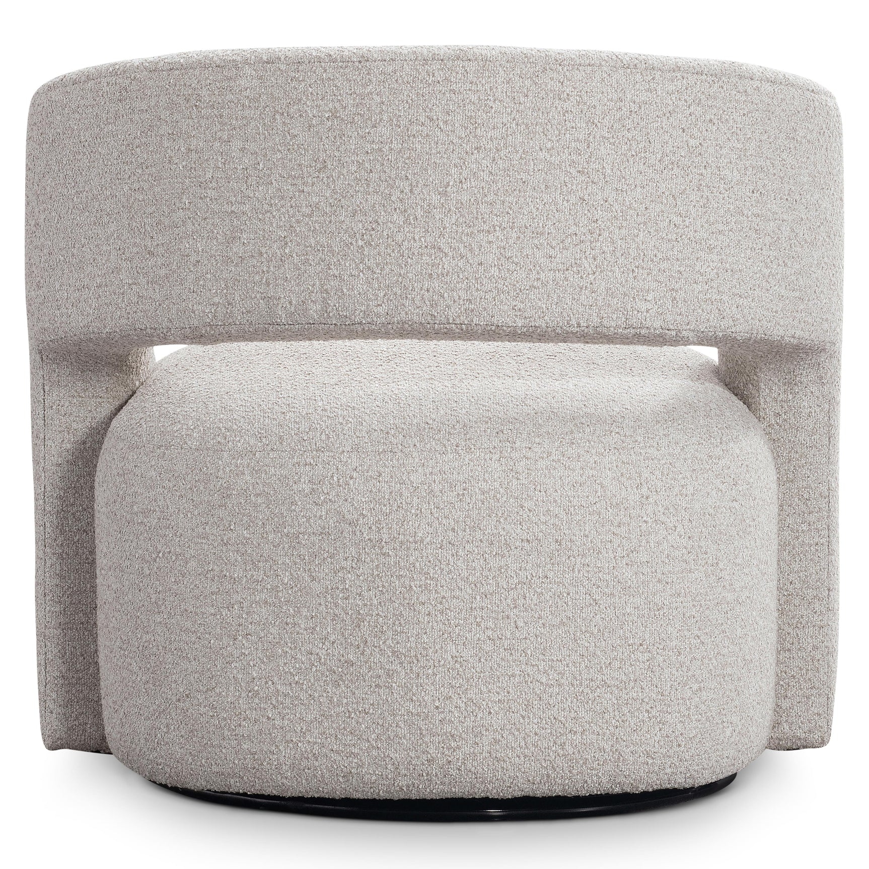 Cora Gray Outdoor Swivel Chair