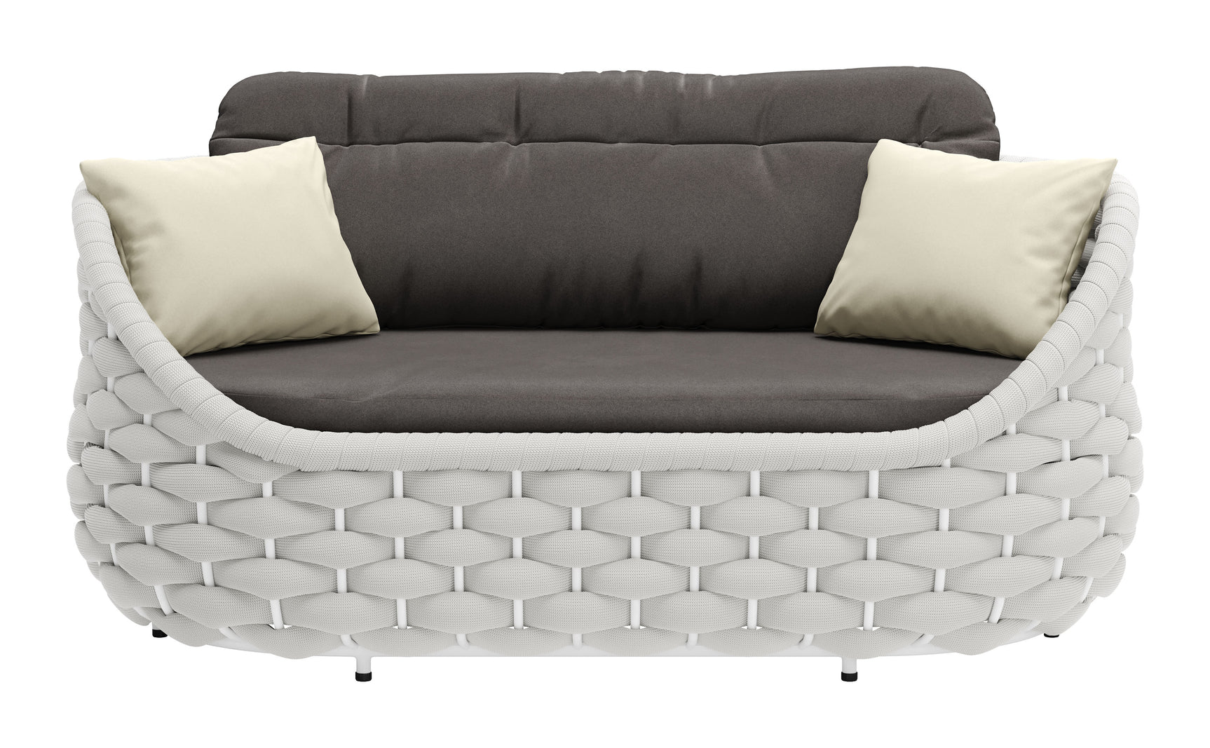 Coral Gray Reef Loveseat - Ornate Home