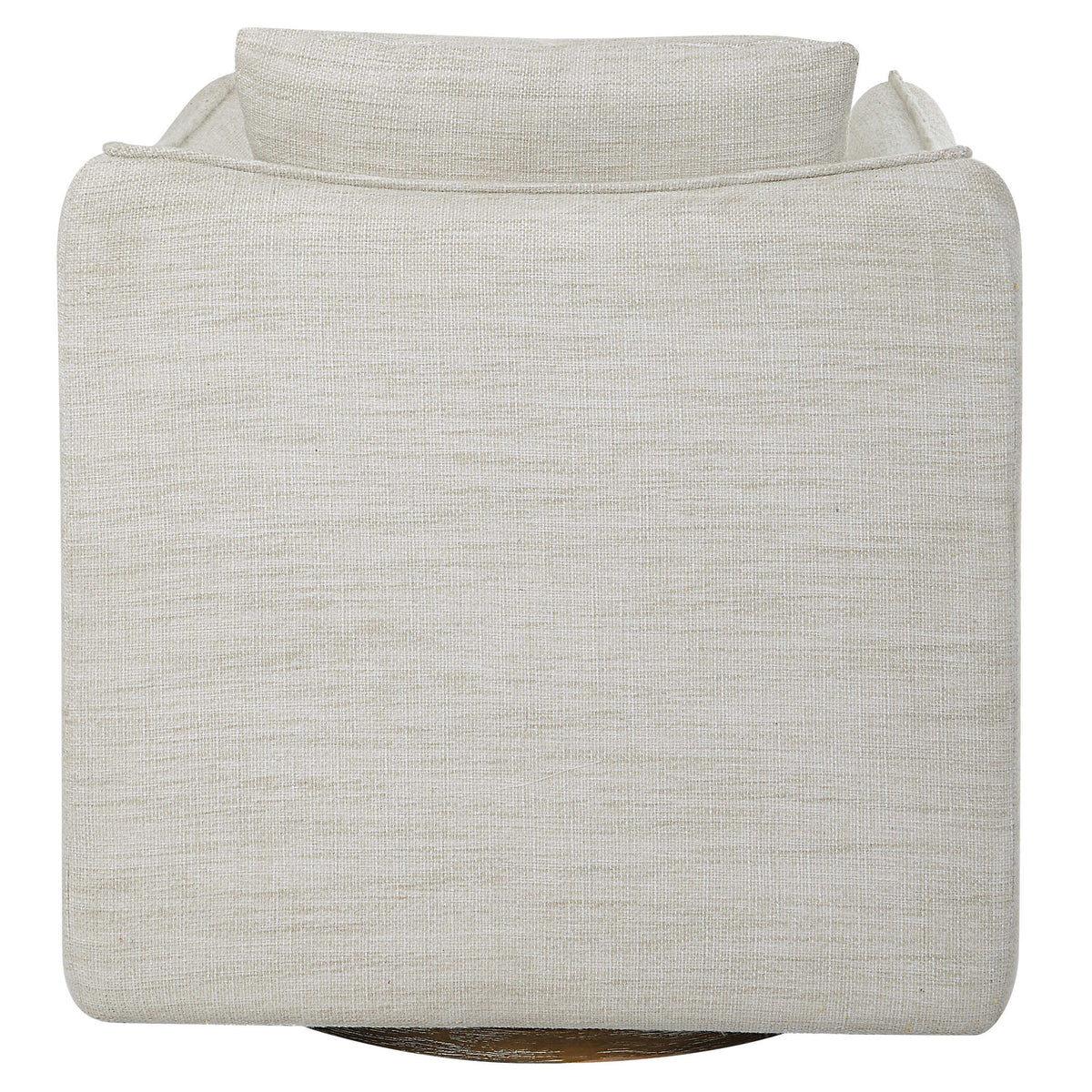 Corben White Swivel Armchair - Ornate Home