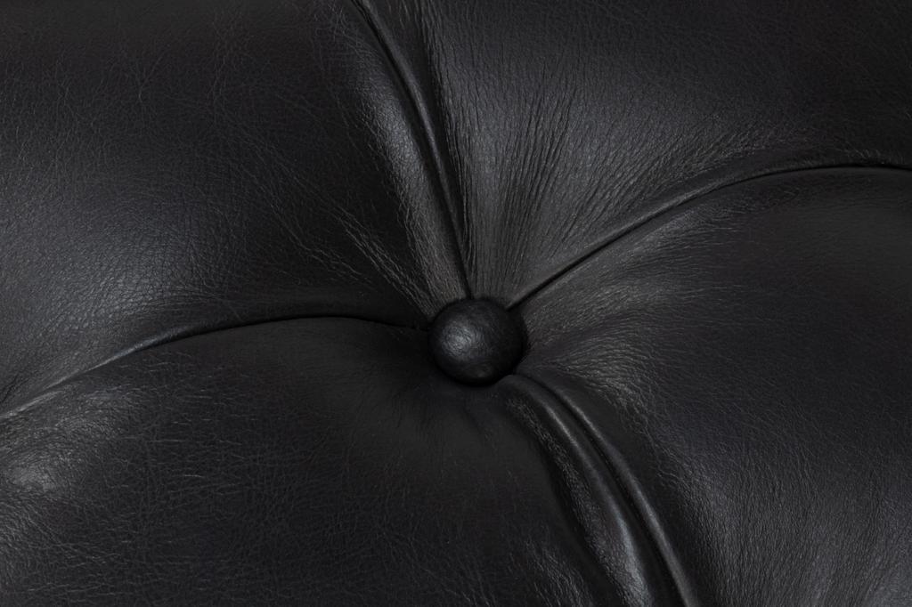 Corbet Black Cocktail Ottoman - Ornate Home