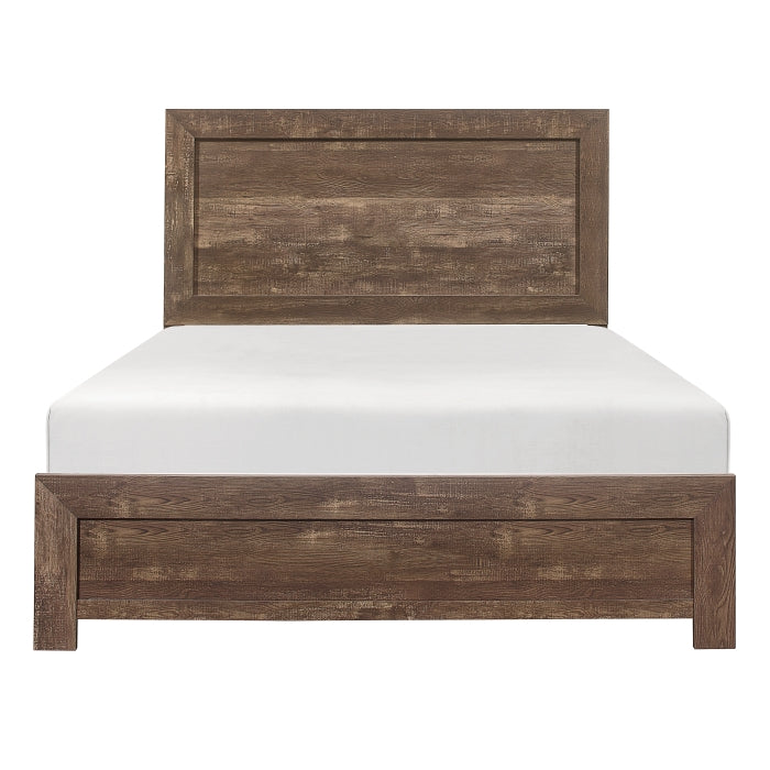 Corbin Brown King Panel Bed - Ornate Home
