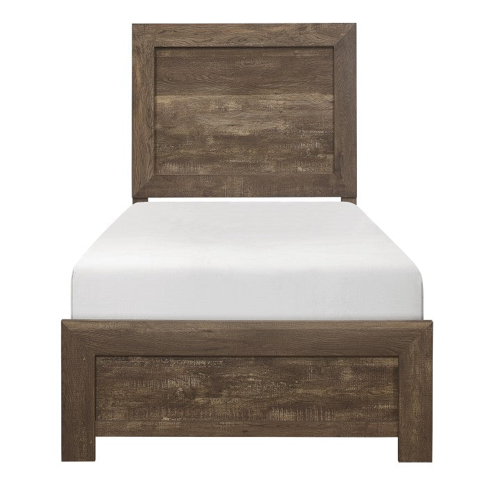 Corbin Brown Twin Panel Bed - Ornate Home