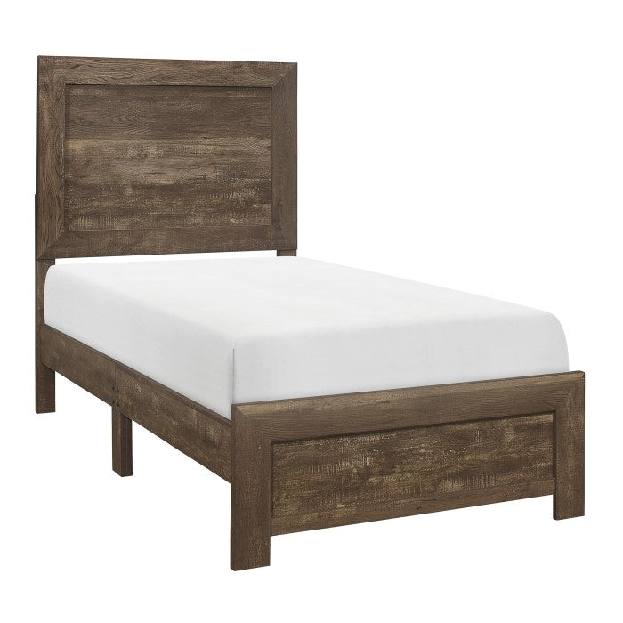Corbin Brown Twin Panel Bed - Ornate Home