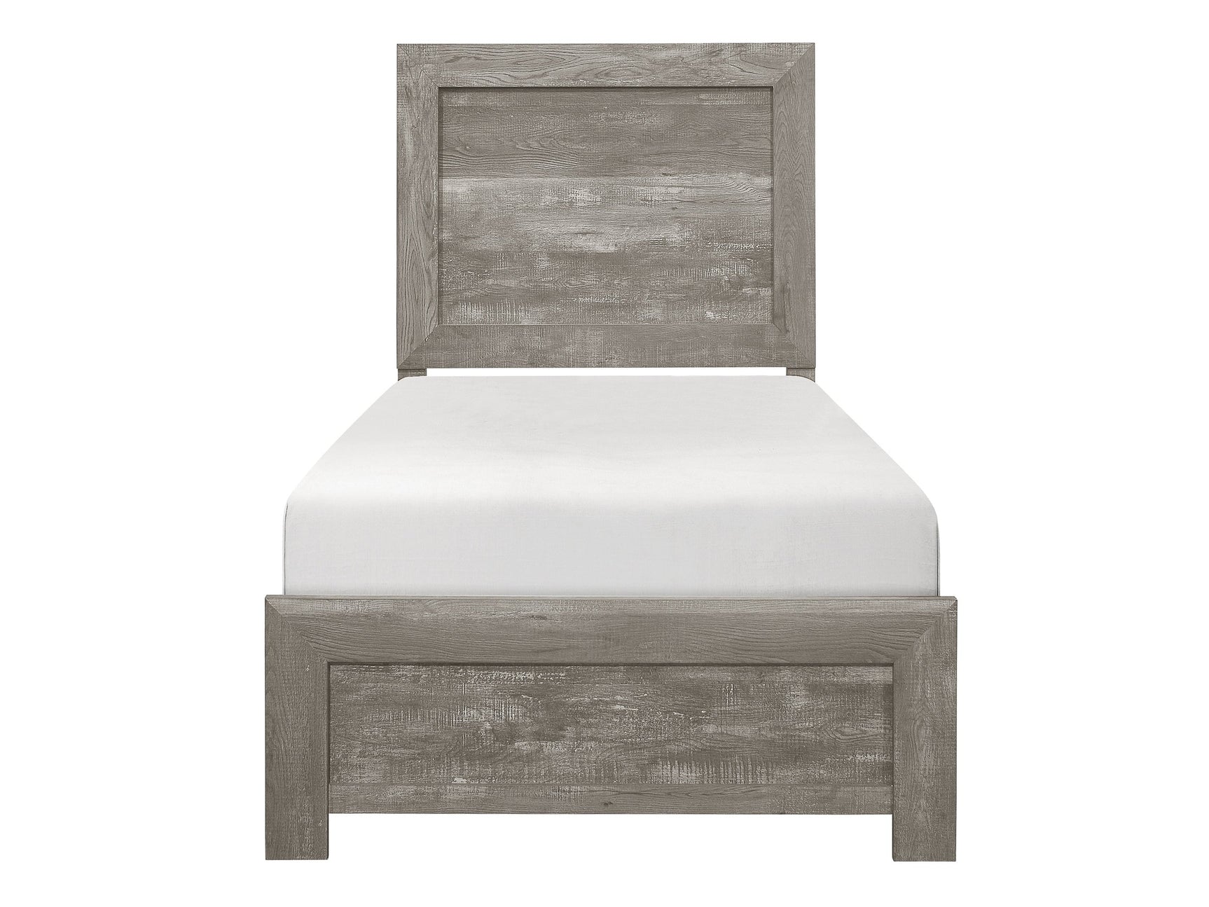 Corbin Gray Twin Panel Bed - Ornate Home