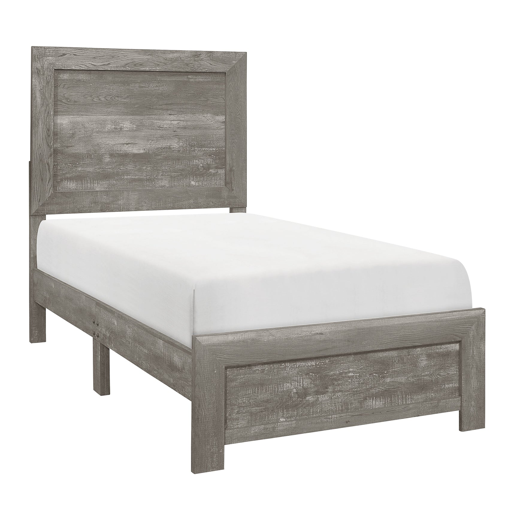 Corbin Gray Twin Panel Bed - Ornate Home