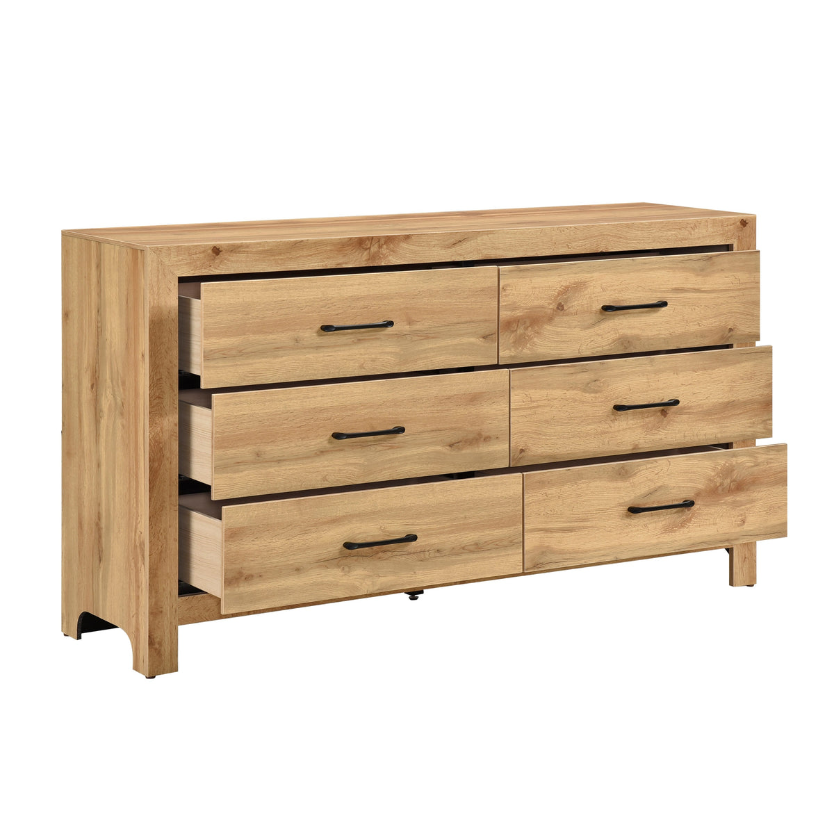 Corbin Natural 4-Piece Queen Bedroom Set - Ornate Home