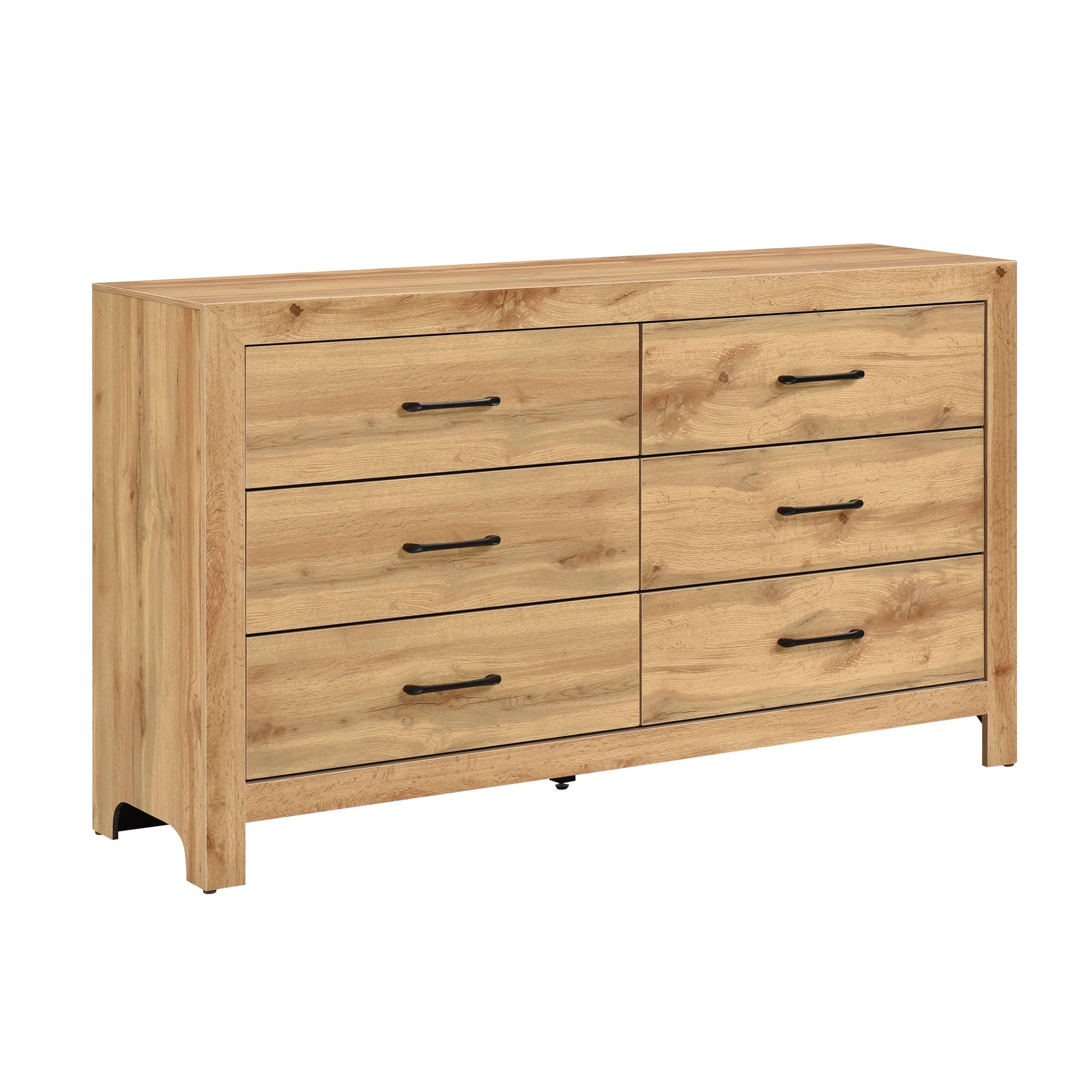 Corbin Natural 5-Piece Queen Bedroom Set - Ornate Home