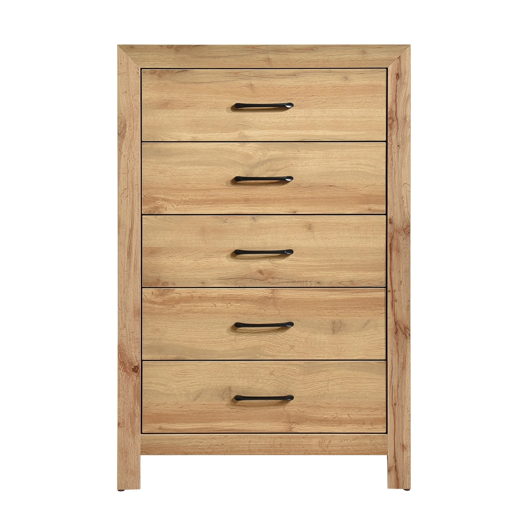 Corbin Natural 5-Piece Queen Bedroom Set - Ornate Home