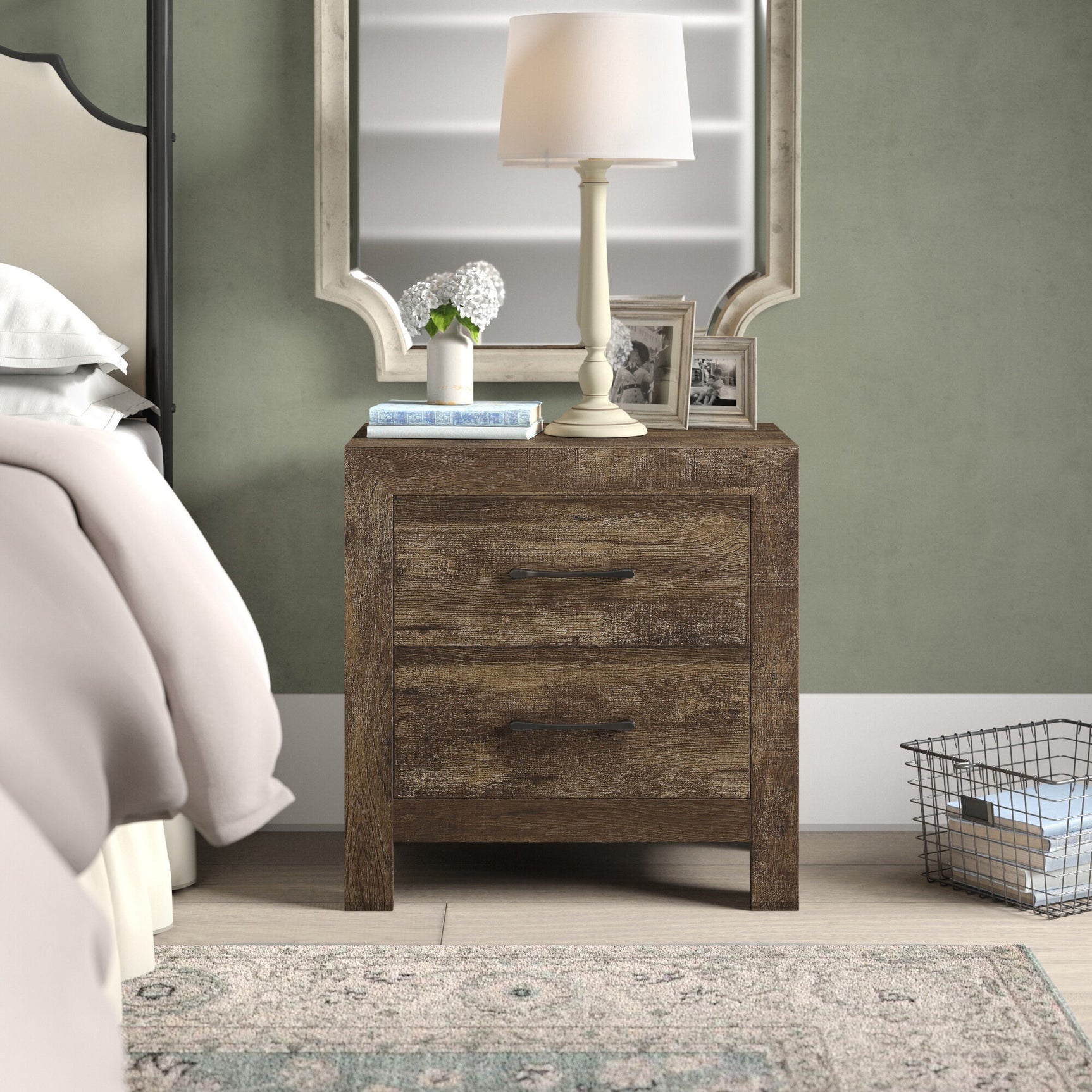 Corbin Rustic Brown 5-Piece Queen Bedroom Set - Ornate Home