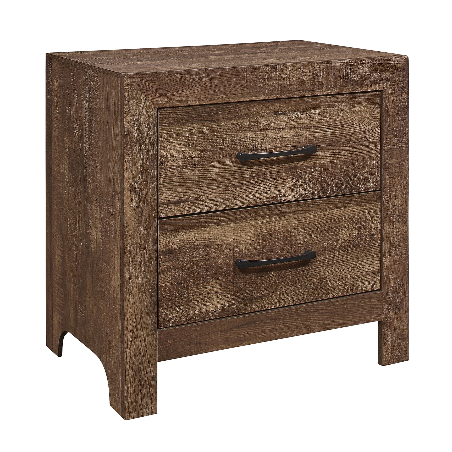 Corbin Rustic Brown 5-Piece Queen Bedroom Set - Ornate Home