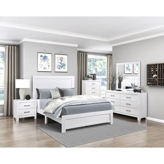 Corbin White Queen Bed - Ornate Home