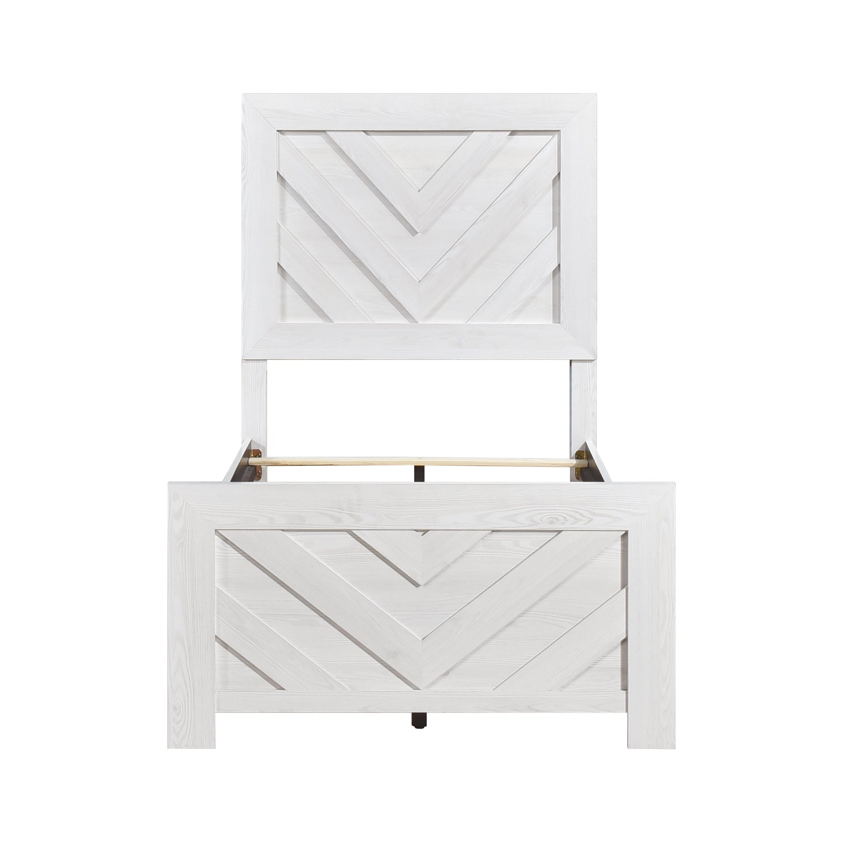 Corbin White Twin Bed - Ornate Home