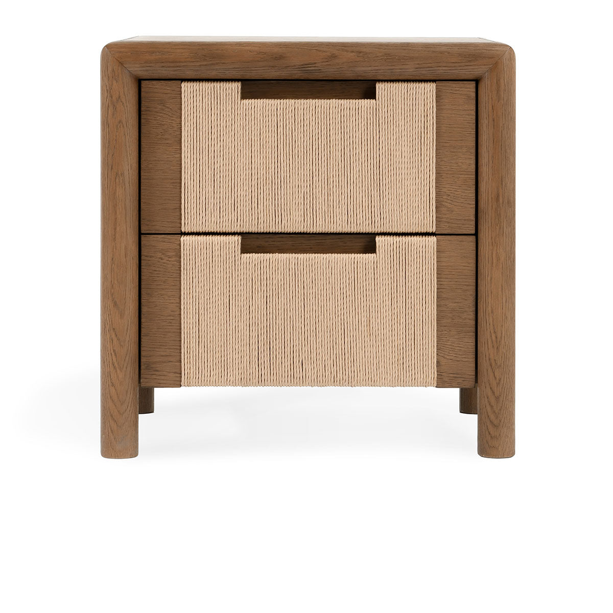 Corda Brown/Natural Nightstand - Ornate Home