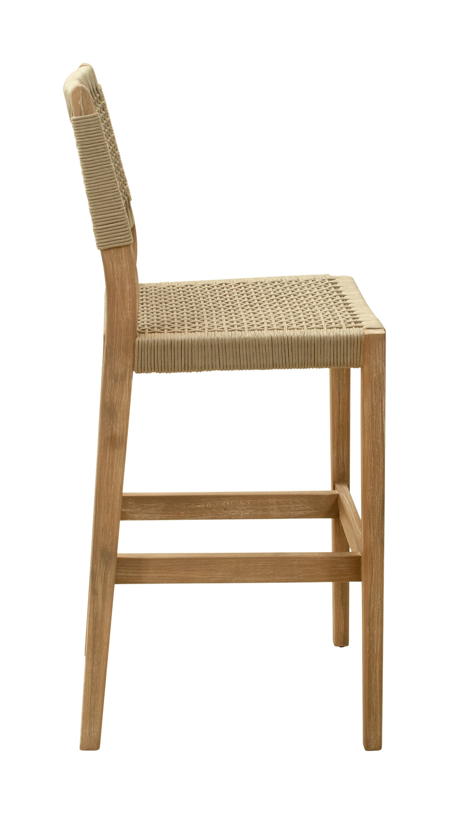Corde Beige Barstool - Ornate Home