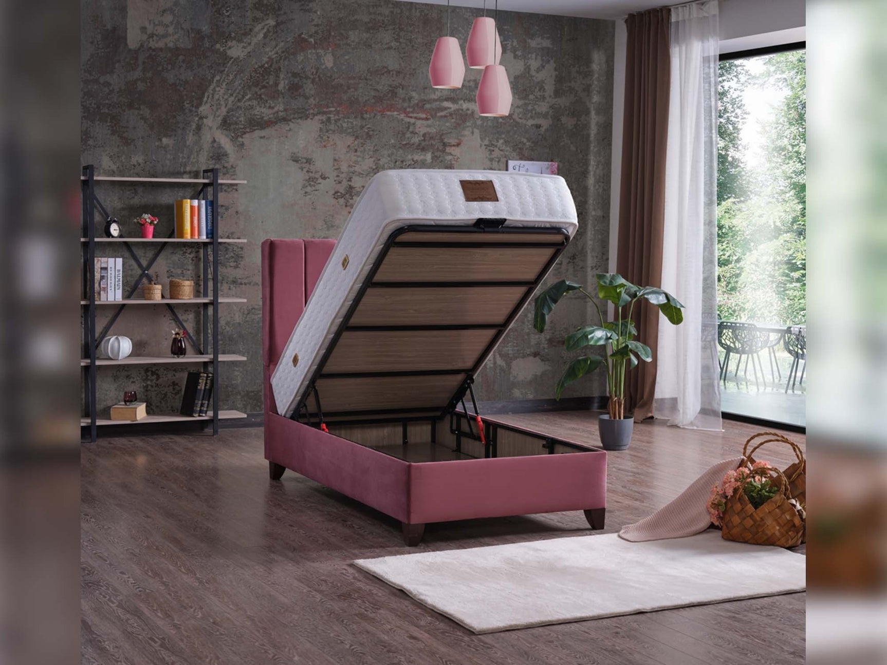 Cordoba Storage Bed With Headboard