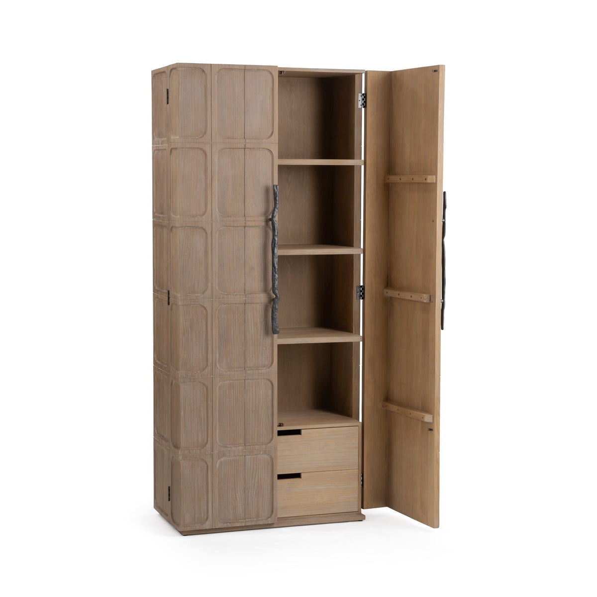 Corin Pacific Sand 2-Door Tall Cabinet