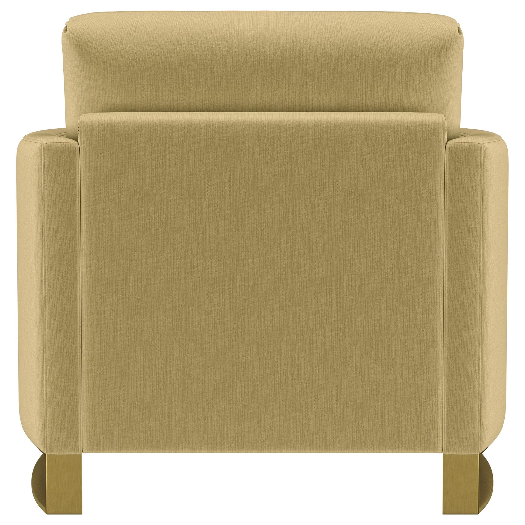 Corliss Camel Upholstered Curved Track Arm Chair - Ornate Home