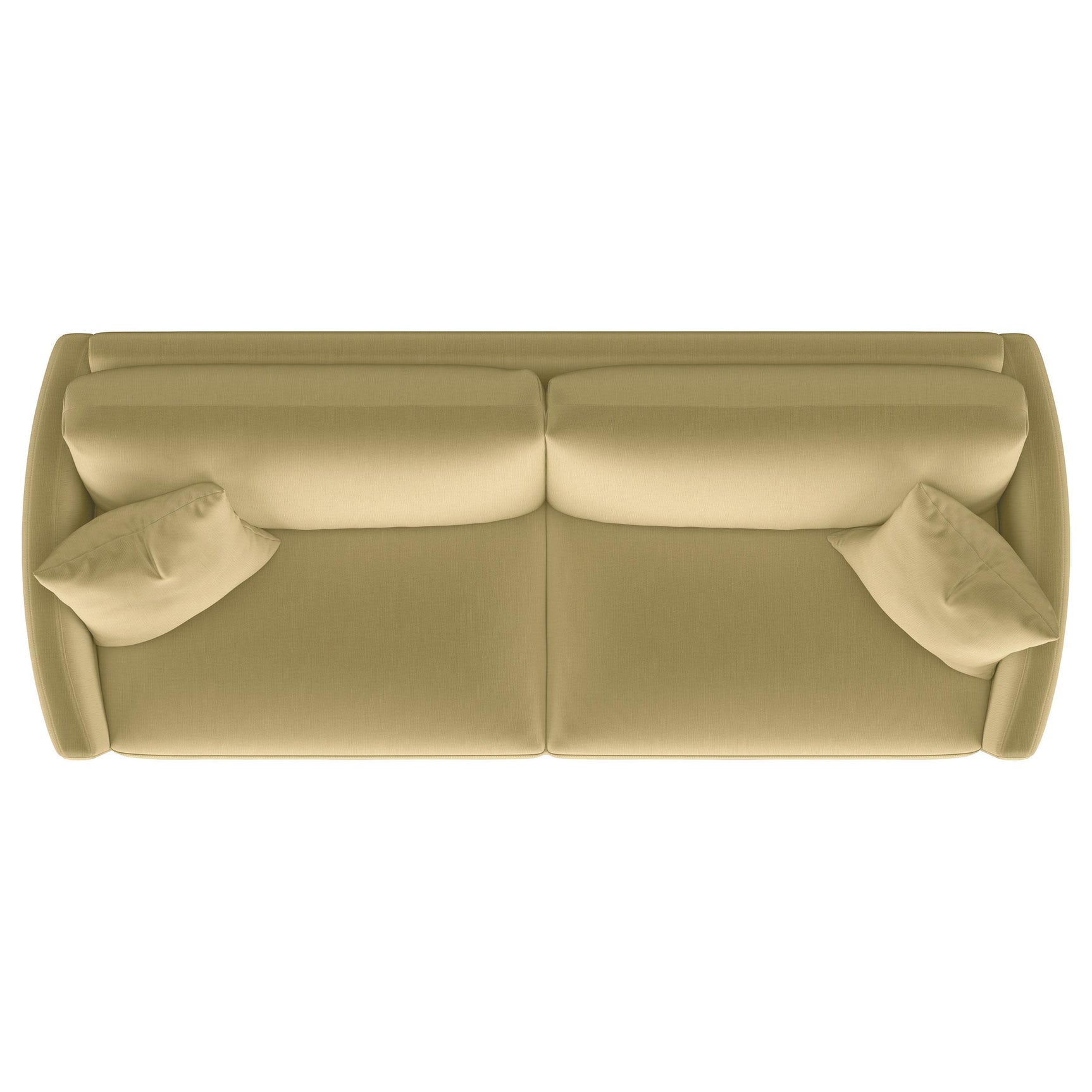 Corliss Camel Upholstered Curved Track Arm Sofa - Ornate Home