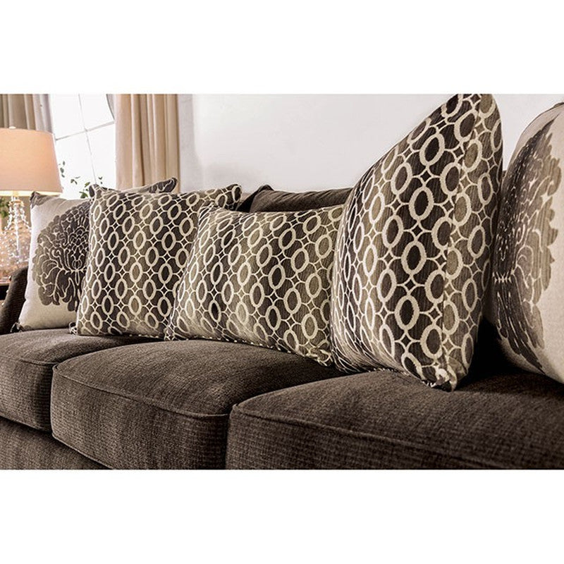Cornelia Light Brown Loveseat - Ornate Home