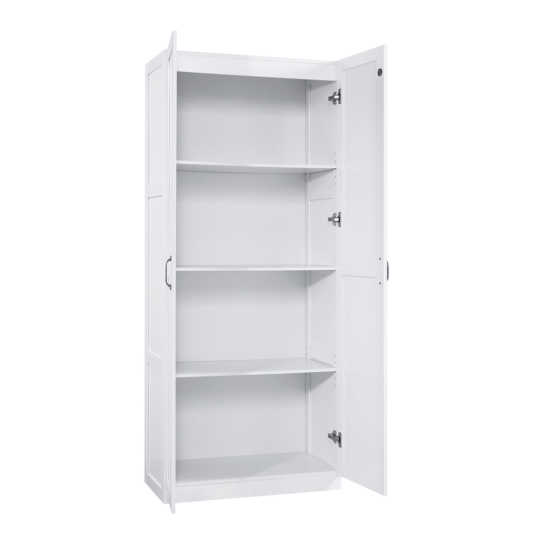 Cornelia Storage Closet 2.0 in White - Ornate Home