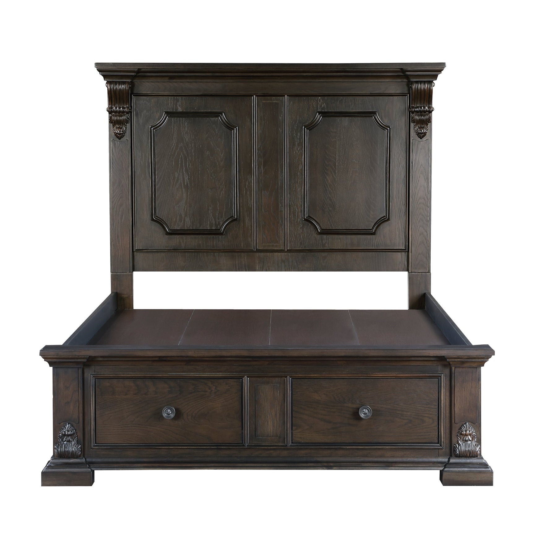 Cornwall Espresso Eastern King Platform Bed - Ornate Home