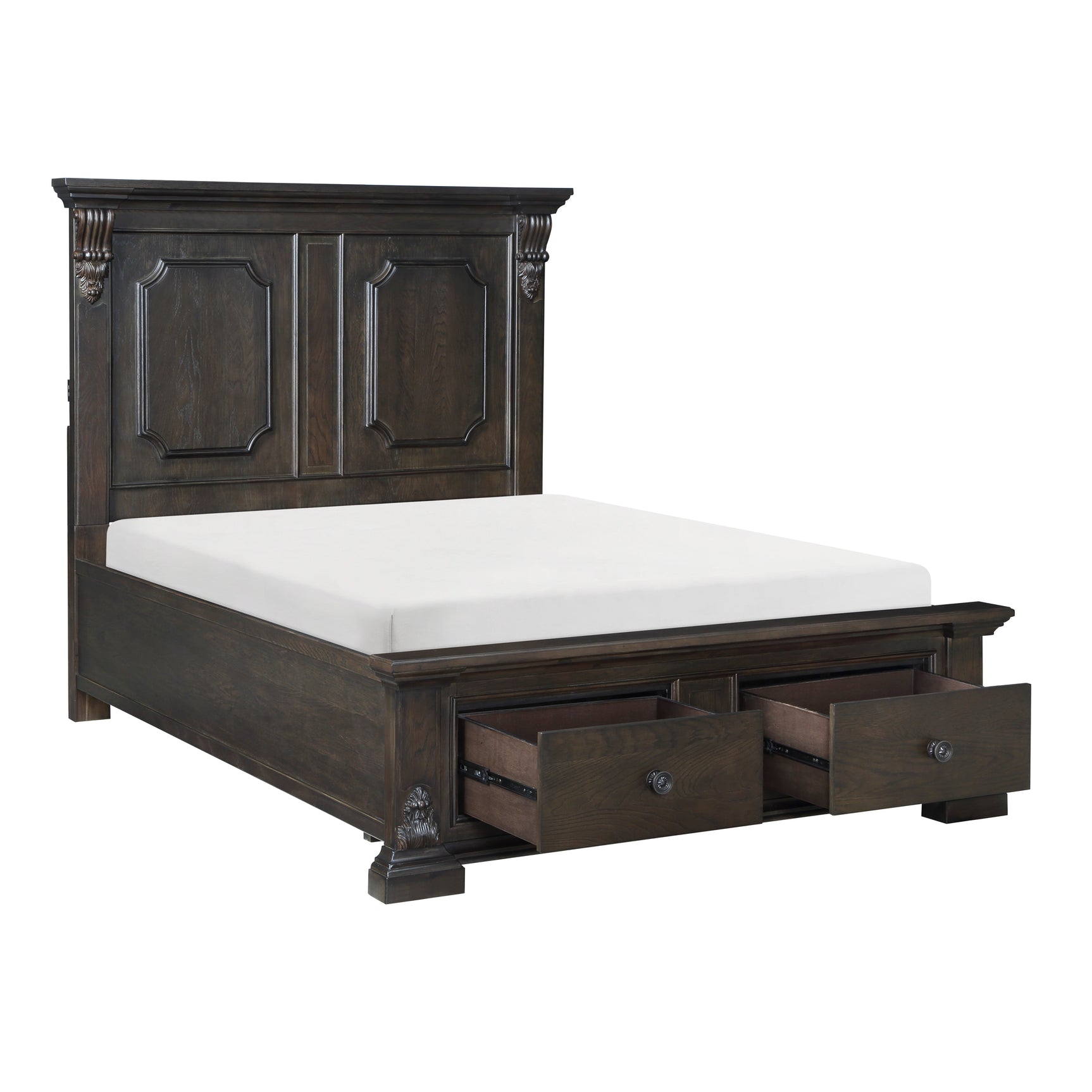 Cornwall Espresso Eastern King Platform Bed - Ornate Home