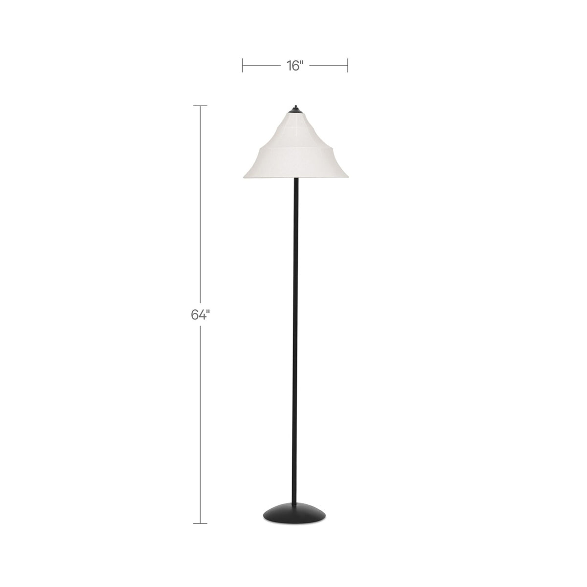 Corrina White Floor Lamp - Ornate Home
