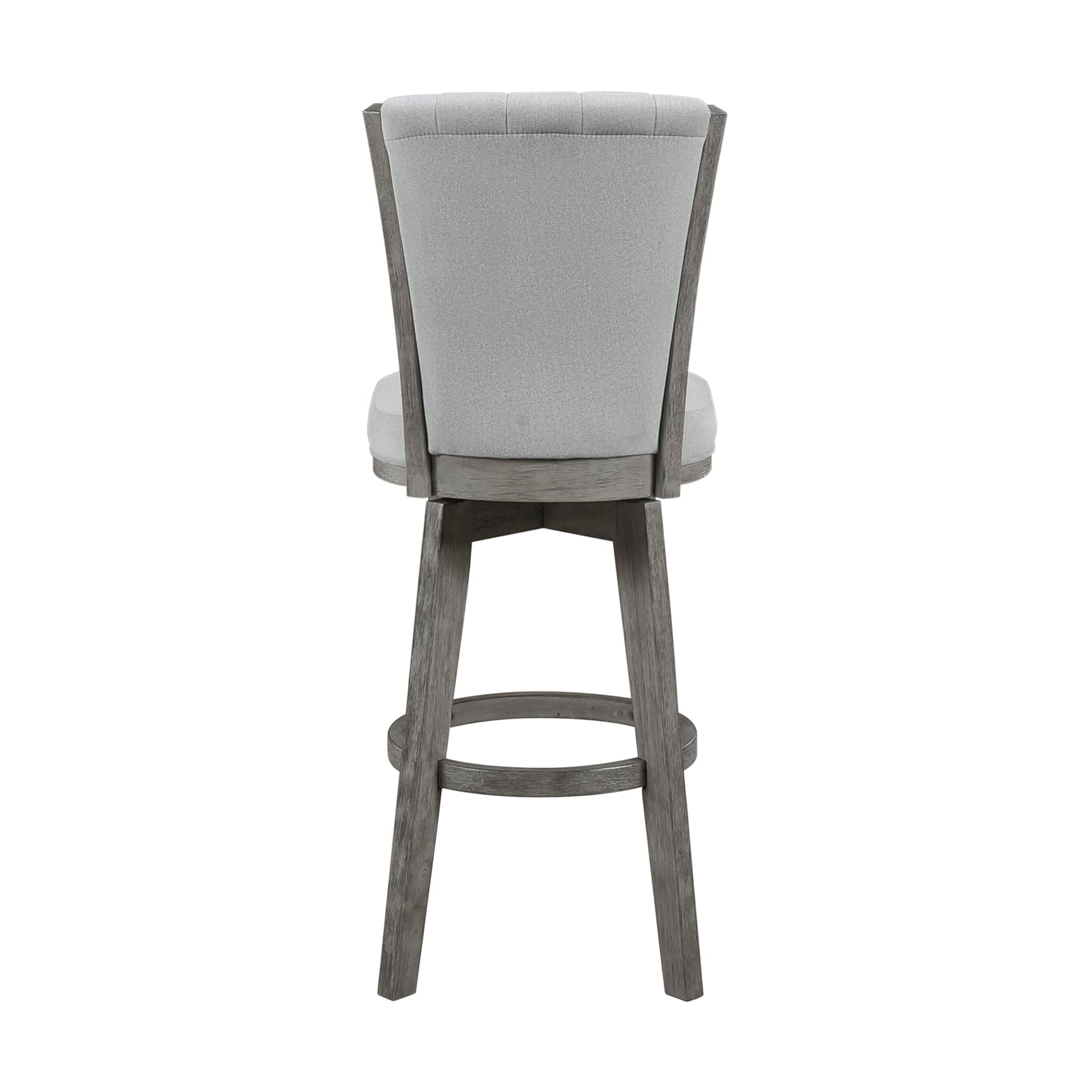 Corvallis Gray Swivel Pub Height Chair - Ornate Home
