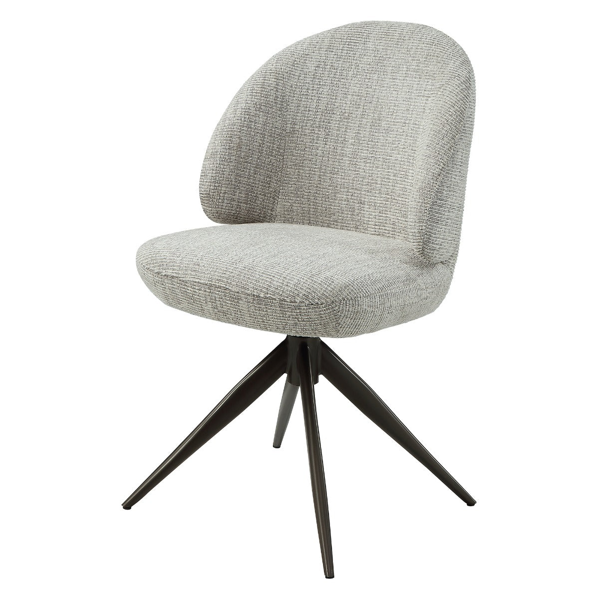 Corwin Gray Side Chair W/Swivel (Set-2)