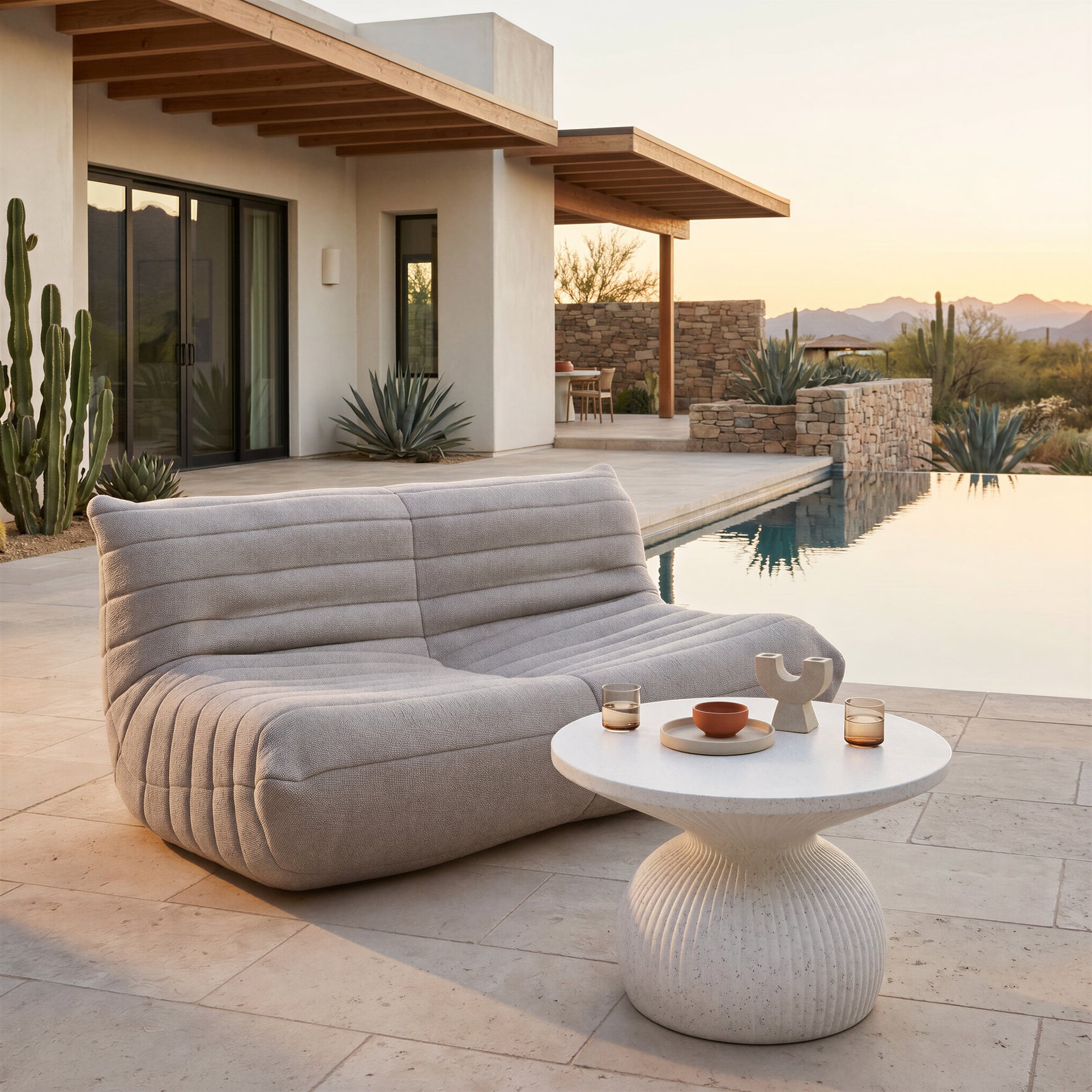 Corza White Coffee Table