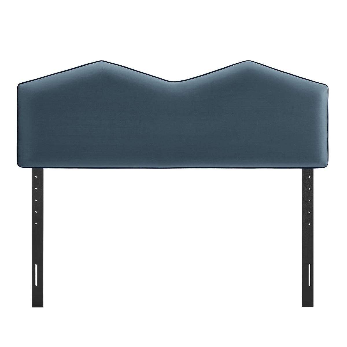 Cosette Cadet Blue Performance Velvet Full Size Headboard - Ornate Home