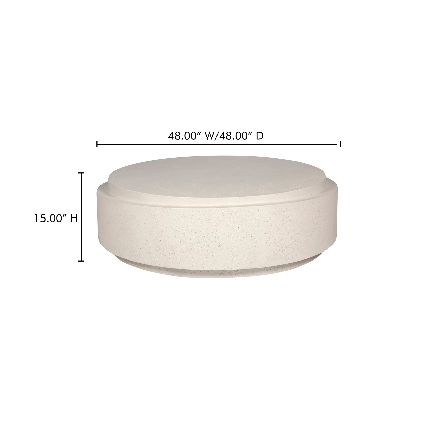 Cosmo Off White Outdoor Coffee Table - Ornate Home