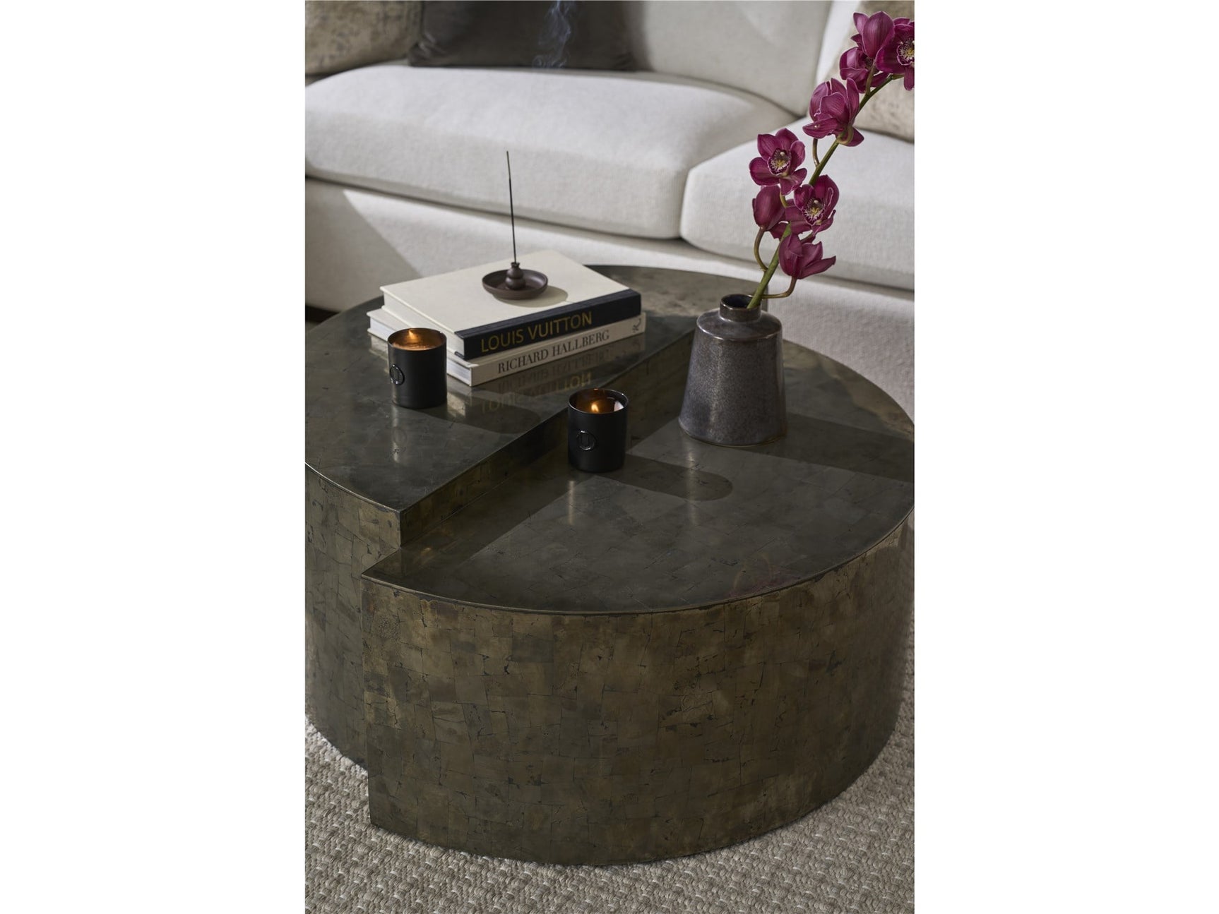 Cosmo Pyrite Cocktail Table - Ornate Home
