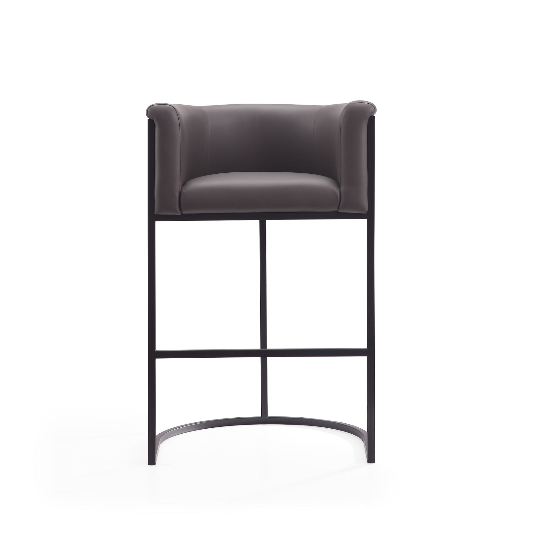 Cosmopolitan Barstool in Pebble and Black - Ornate Home