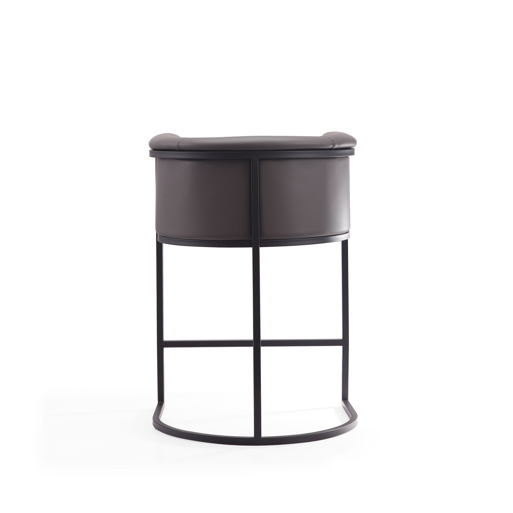 Cosmopolitan Counter Stool in Pebble and Black (set of 2) - Ornate Home
