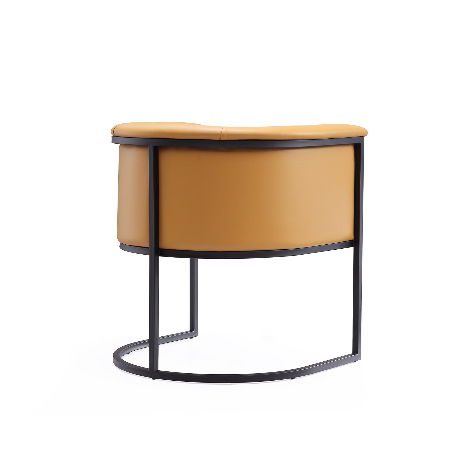 Cosmopolitan Dining Chair in Saddle and Black - Ornate Home