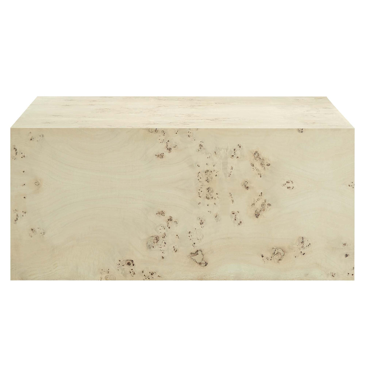 Cosmos Bleached 36" Square Burl Wood Coffee Table - Ornate Home