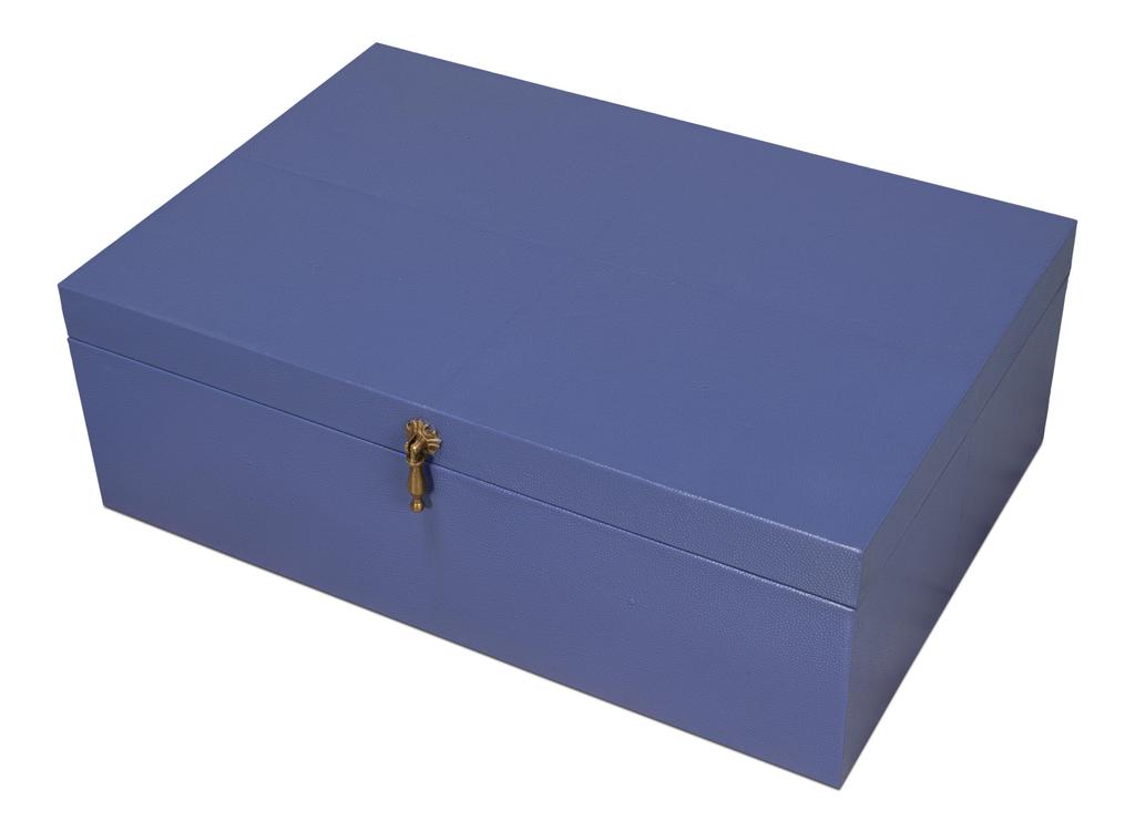 Cosmos Blue Nesting Boxes (Set of 3) - Ornate Home