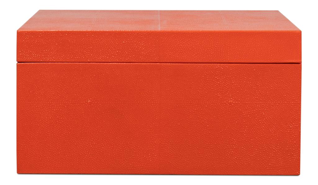 Cosmos Orange Nesting Boxes (Set of 3) - Ornate Home