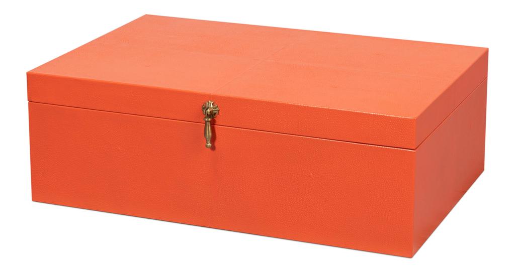 Cosmos Orange Nesting Boxes (Set of 3) - Ornate Home