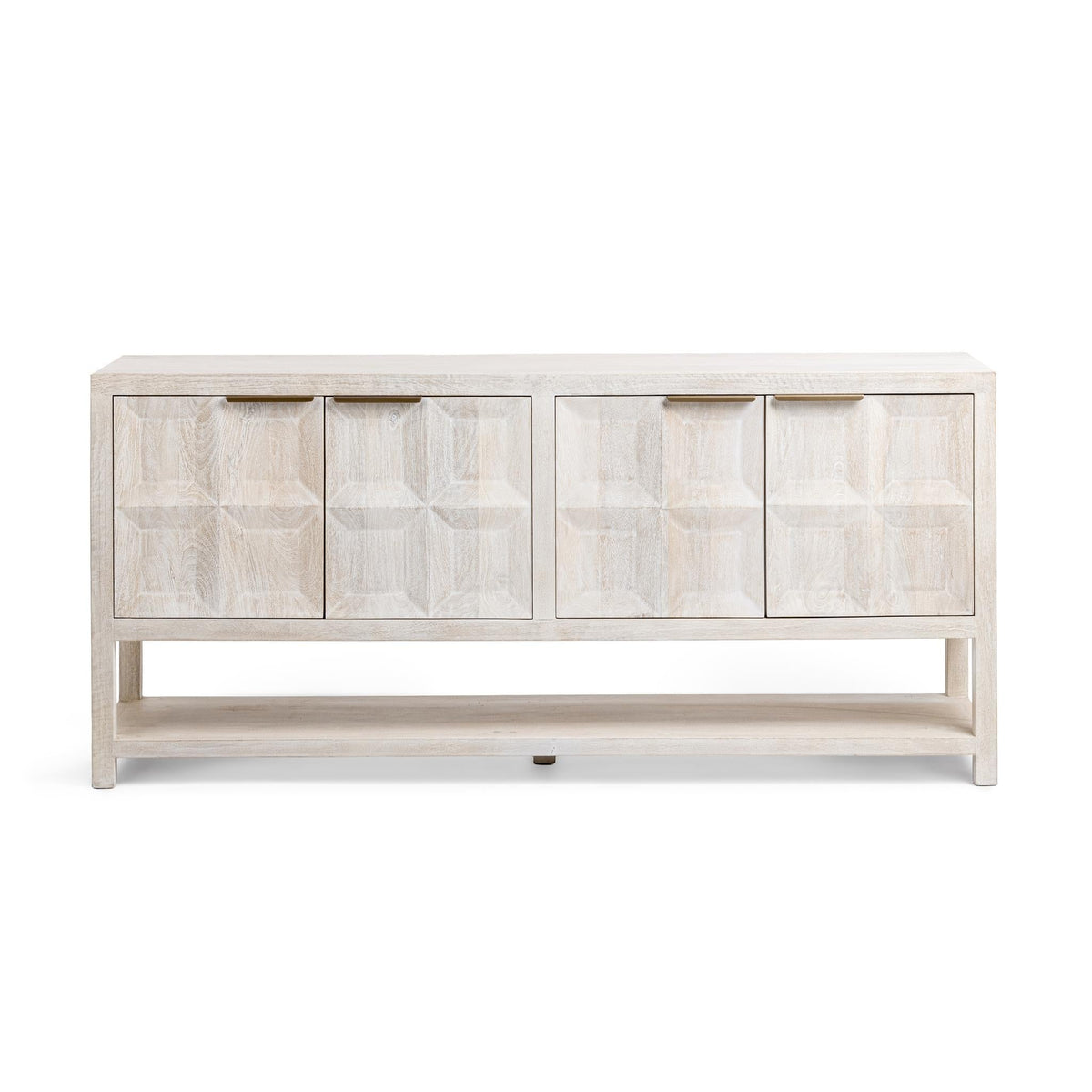 Costa Cream 4-Door Cabinet