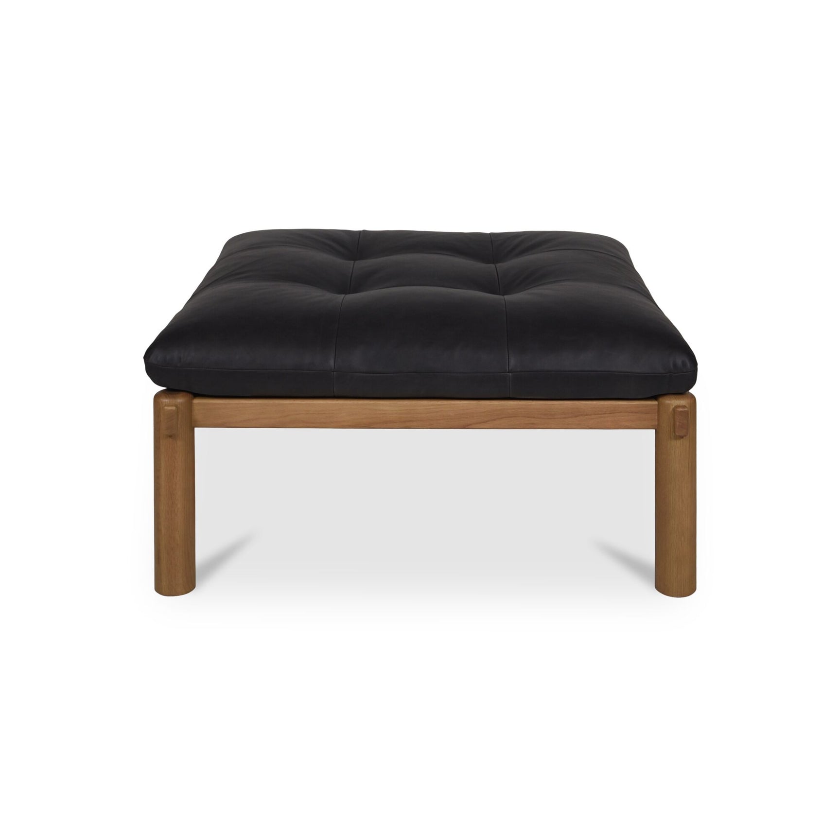Costello Black Ottoman - Ornate Home