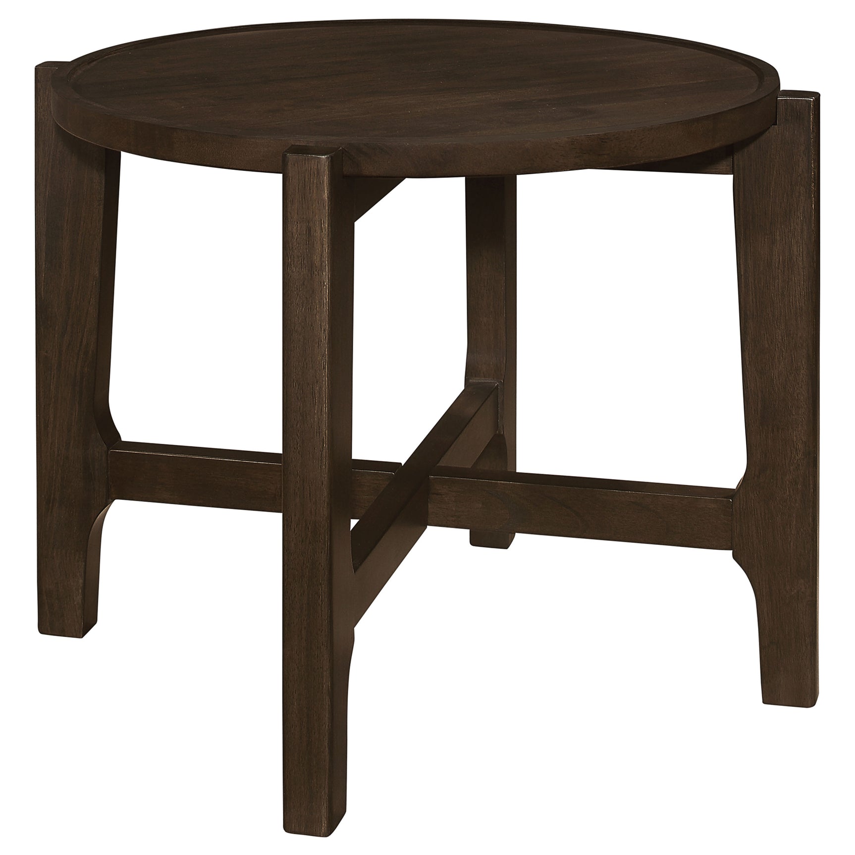 Cota Dark Brown End Table - Ornate Home
