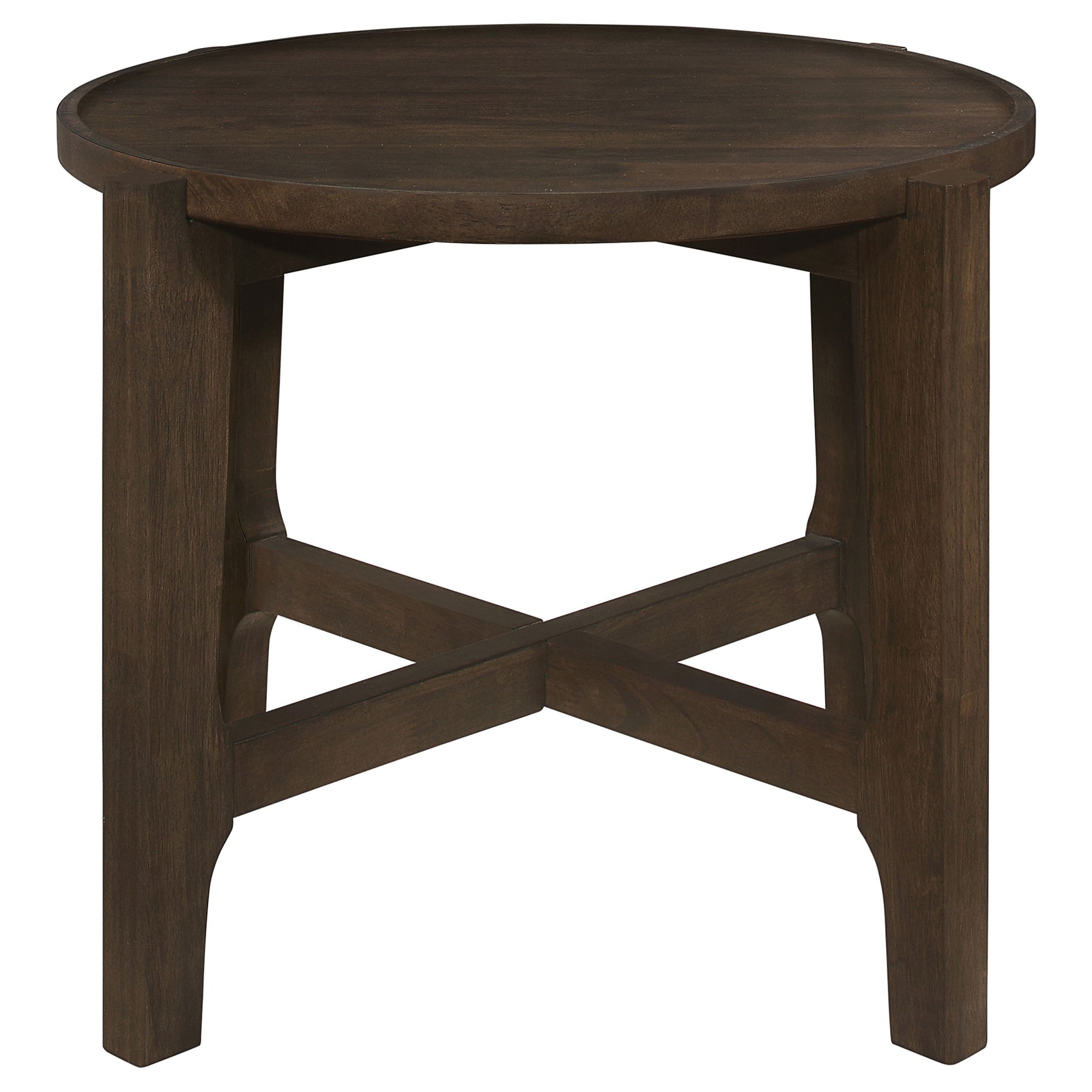 Cota Dark Brown End Table - Ornate Home