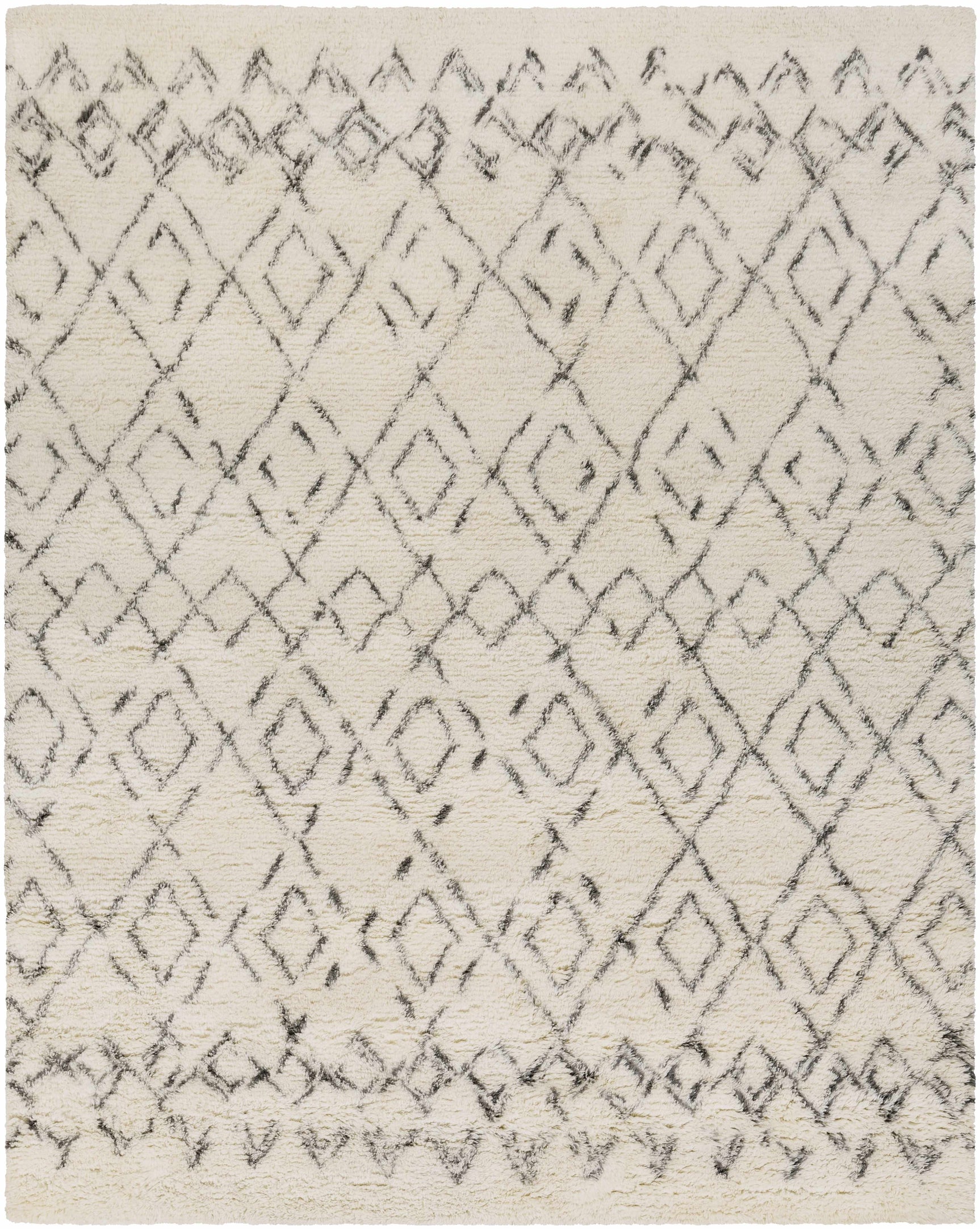 Cotgrave 2x3 Cream Trellis Small Wool Rug - Clearance - Ornate Home