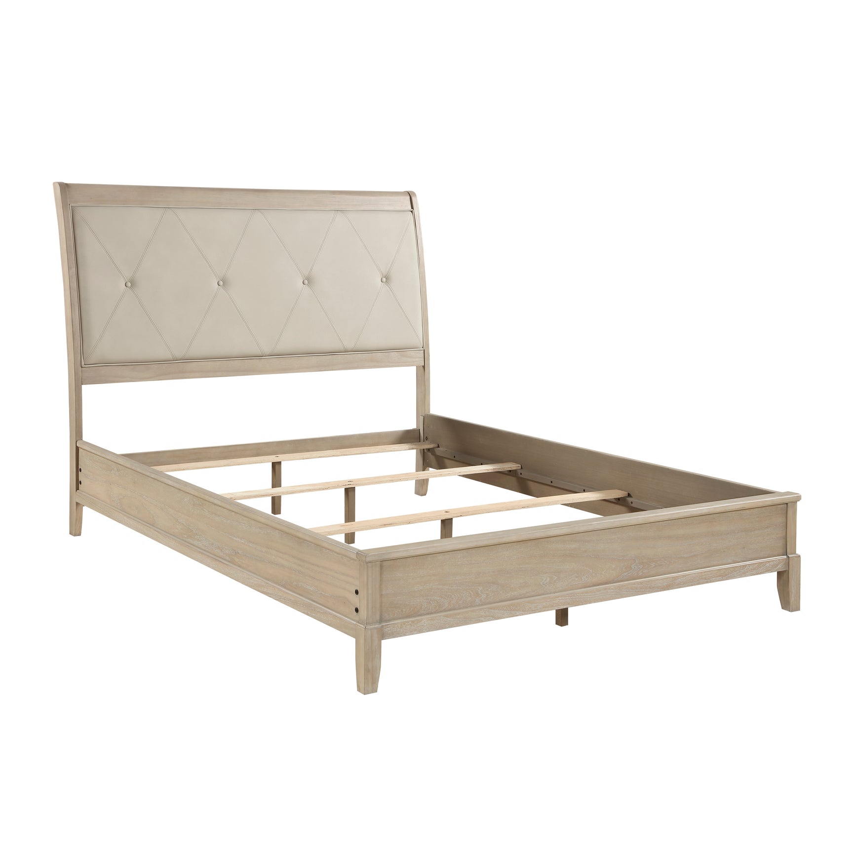 Cotterill Beige Full Bed - Ornate Home