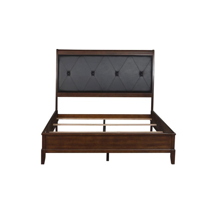 Cotterill Dark Cherry Full Bed - Ornate Home