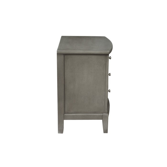 Cotterill Gray Nightstand - Ornate Home