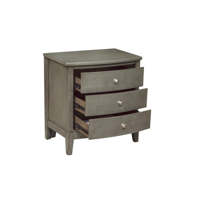 Cotterill Gray Nightstand - Ornate Home